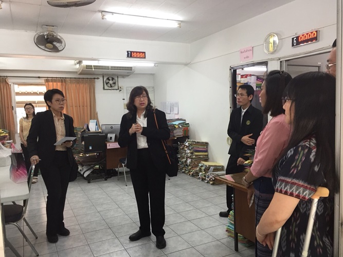 ﻿รองอธิบดีกรมบังคับคดีเข้าตรวจเยี่ยมสำนักงานบังคับคดีจังหวัดเชียงใหม่